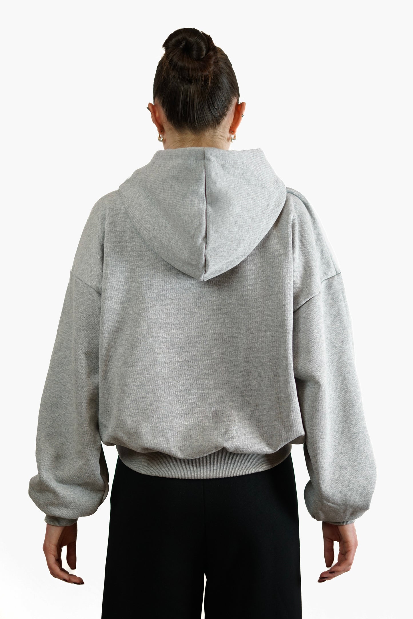 GREY HEAVY HOODIE