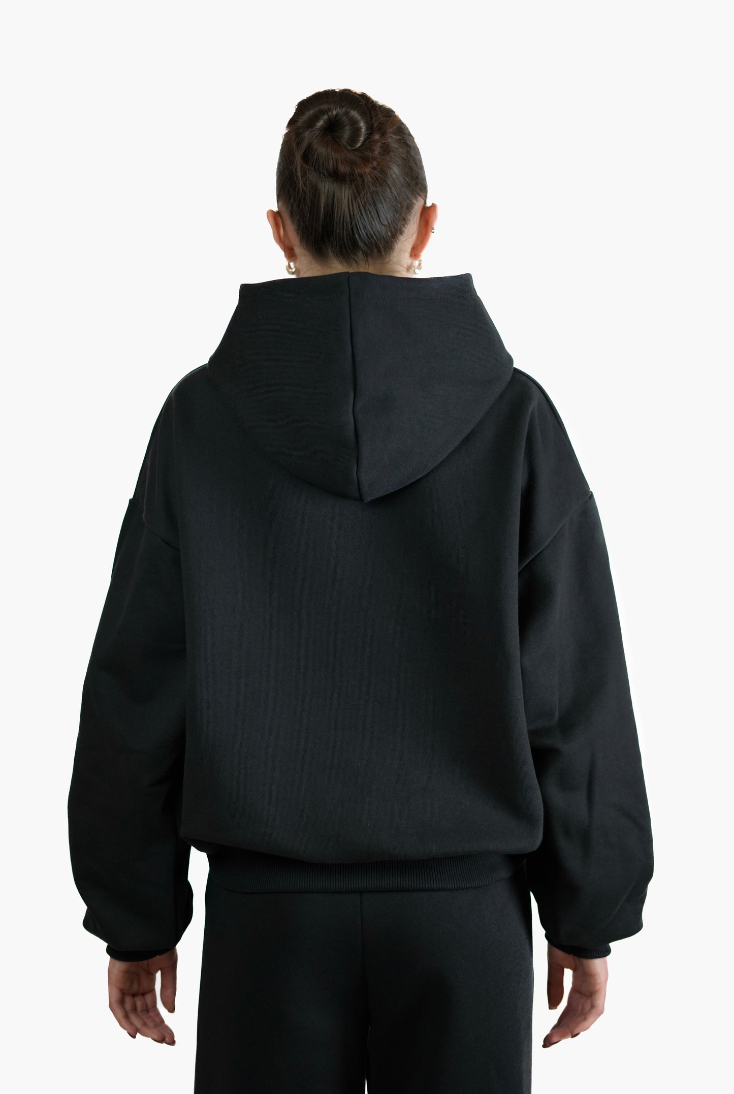 BLACK HEAVY HOODIE