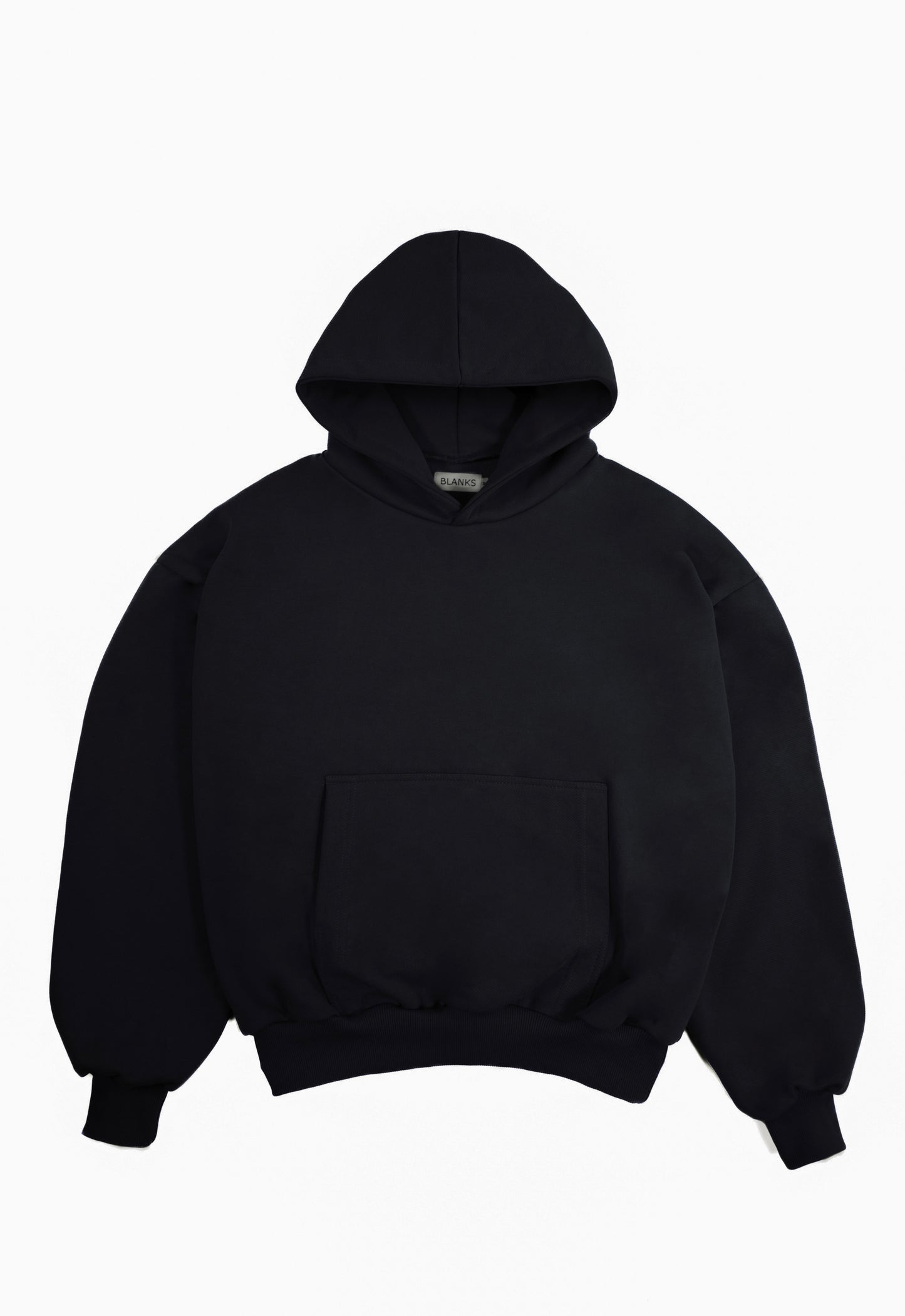 BLACK HEAVY HOODIE