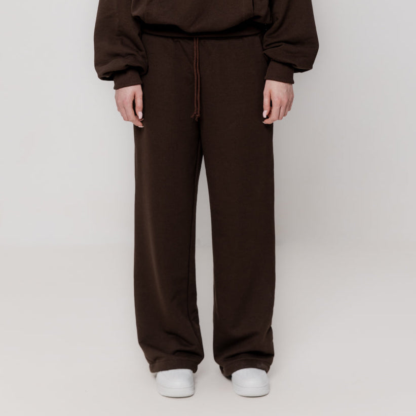 SWEATPANTS - CHOCOLATE BROWN