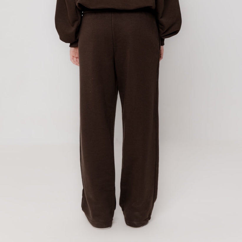 SWEATPANTS - CHOCOLATE BROWN