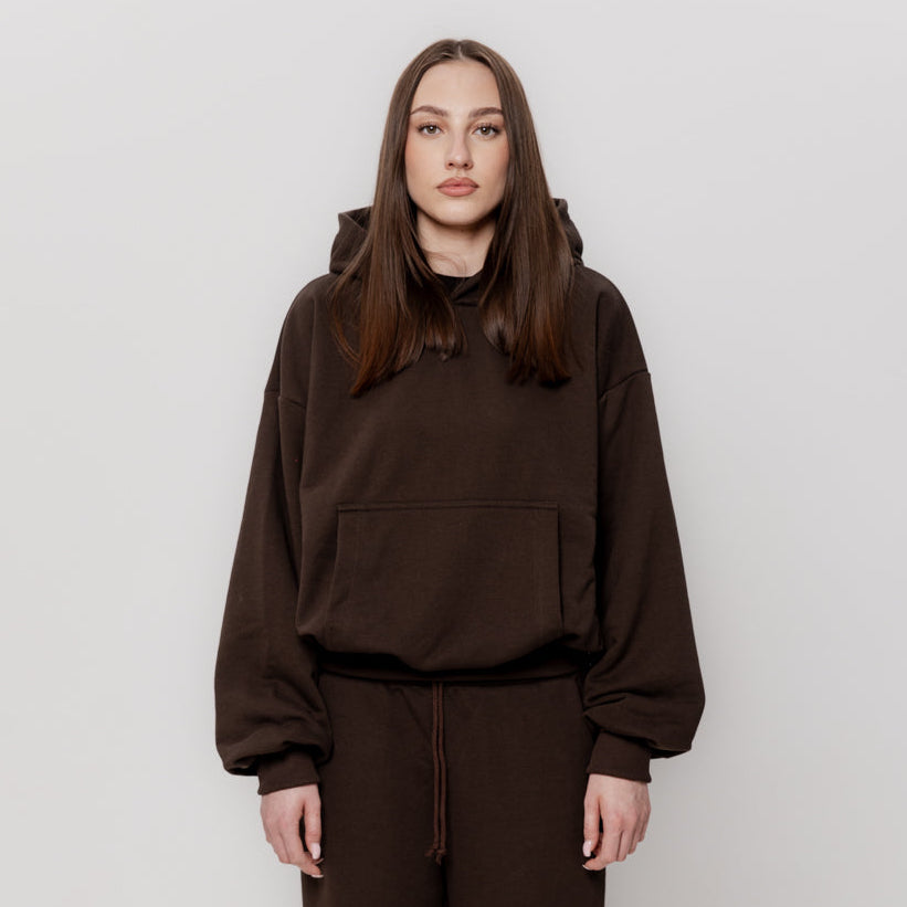 HOODIE - CHOCOLATE BROWN