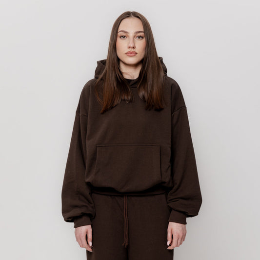 HOODIE - CHOCOLATE BROWN