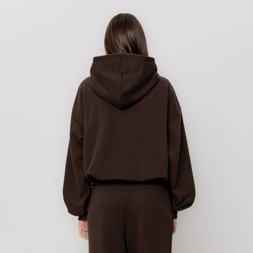 HOODIE - CHOCOLATE BROWN
